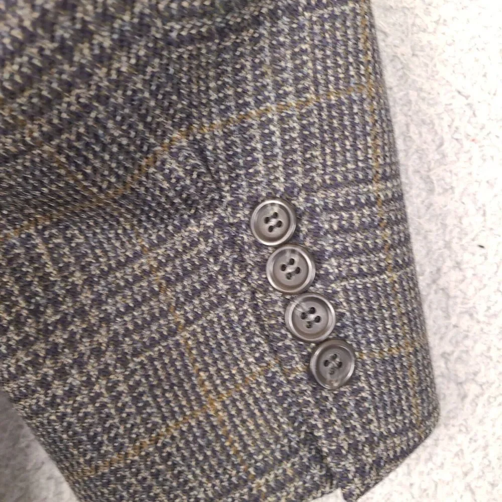 CHAPS Ralph Lauren Blazer‎ Mens 41R Multicolor Plaid Wool For Rogers Mens Store